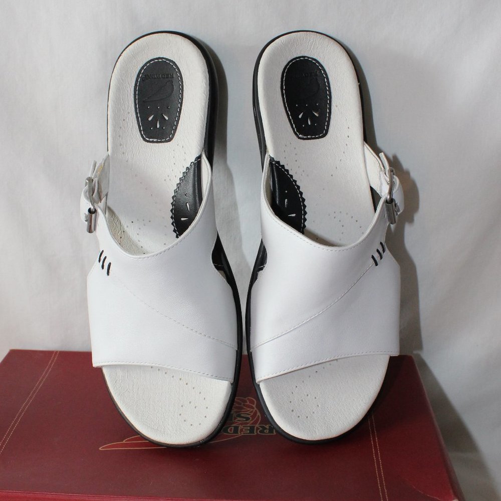 NIB Women's Red Wing Margie Slides White Sz 8.5B